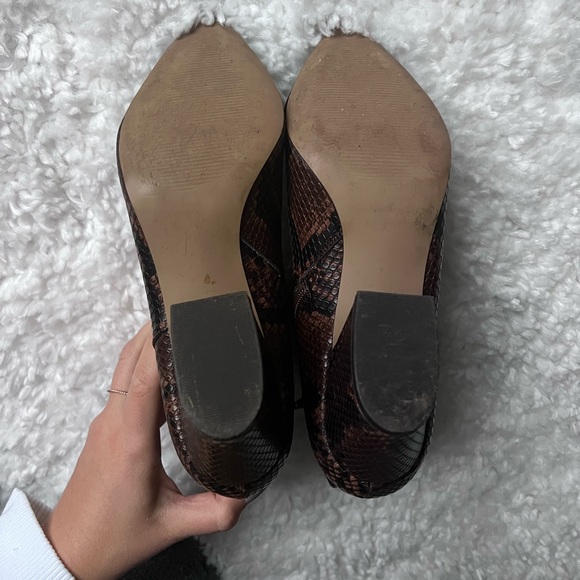 Steve Madden Snakeskin Zipper Booties - Size 7.5 GREAT Condition - Picture 8 of 9